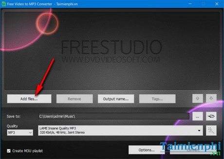 Picture 2 of Convert video to MP3 or WAV audio using Free Video to MP3 Converter