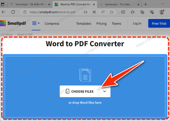 Picture 5 of Convert Word to PDF online on your computer.