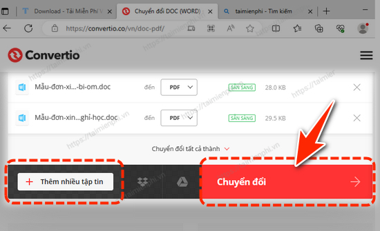 Picture 8 of Convert Word to PDF online on your computer.