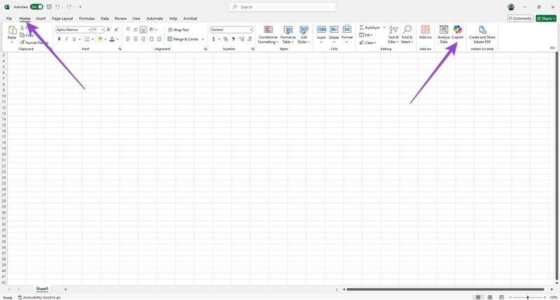 How to use Copilot in Excel Picture 1