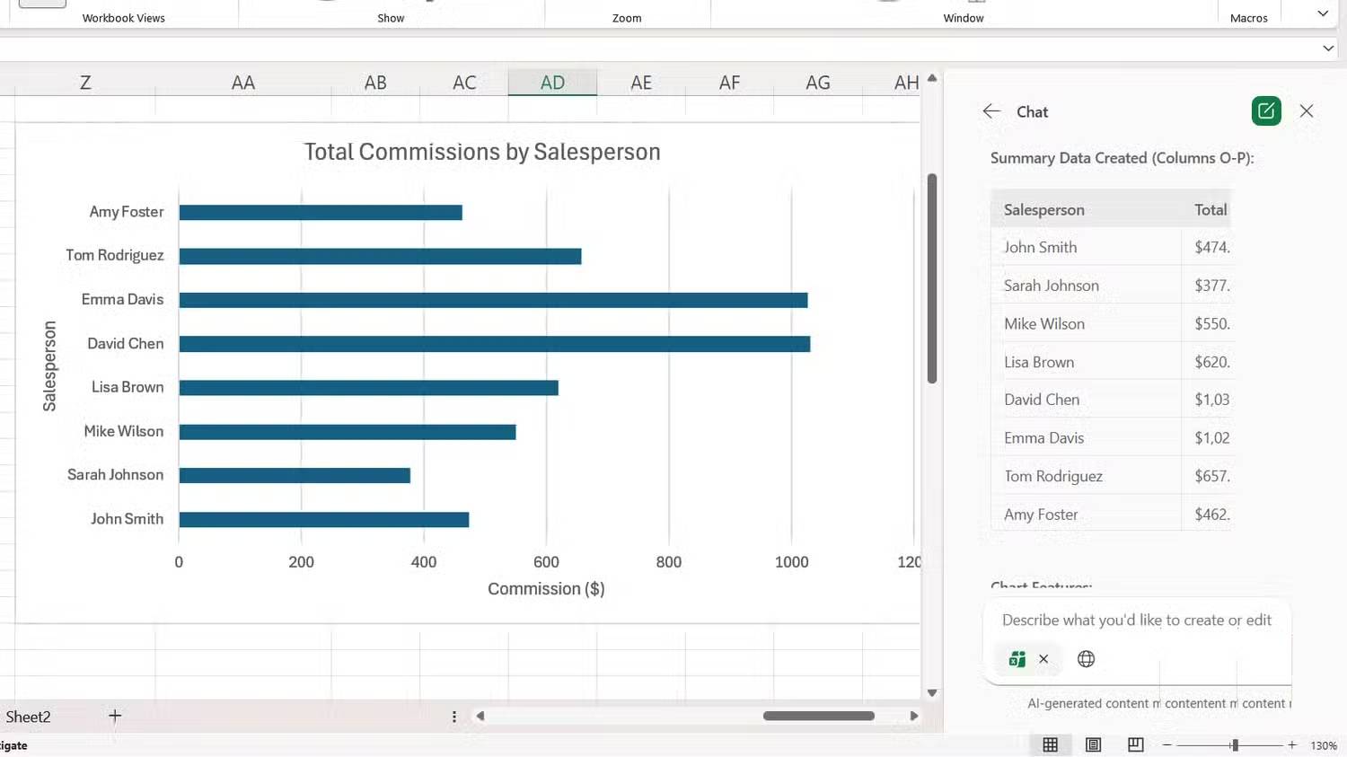 How to use Copilot in Excel Picture 12