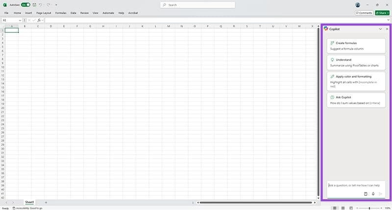 How to use Copilot in Excel Picture 2
