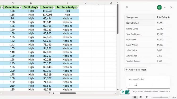 How to use Copilot in Excel Picture 9