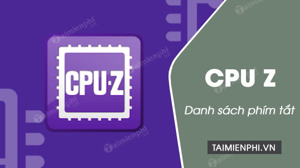 Picture 1 of CPU-Z keyboard shortcut on a computer