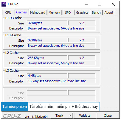 Picture 3 of CPU-Z keyboard shortcut on a computer