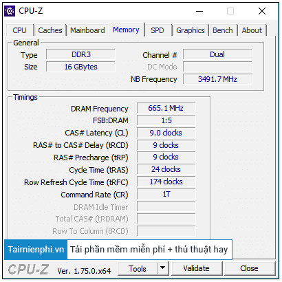 Picture 5 of CPU-Z keyboard shortcut on a computer