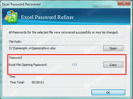 Crack Excel password, remove Sheet password in Excel file Picture 10