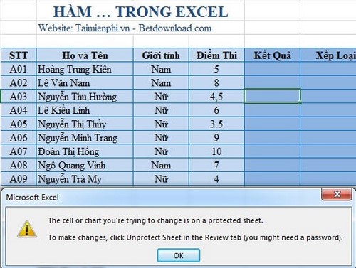 Crack Excel password, remove Sheet password in Excel file - TipsMake.com