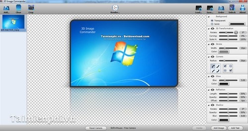 Picture 4 of Create 3D images from your photo library on your computer.
