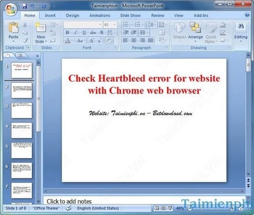 Create a PowerPoint presentation from an existing Word document Picture 5