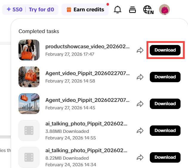 Create product showcase videos on Pippit extremely quickly. Picture 7