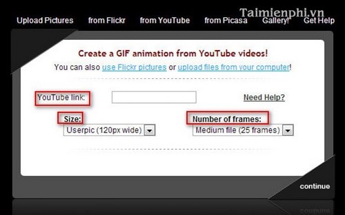 Picture 5 of Create animated images online using Gickr.