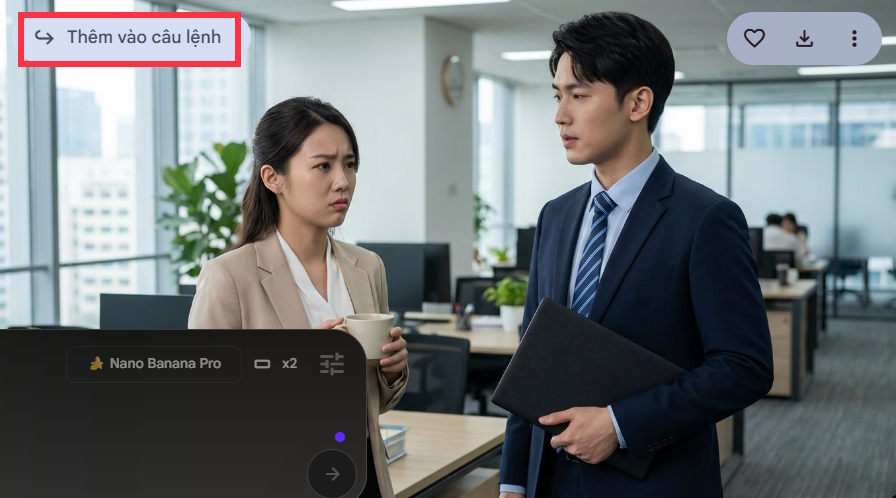 Create a dialogue video from just two images using Google Flow. Picture 3