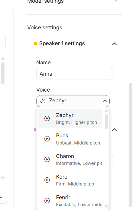 Create English listening practice conversations using Google AI Studio Picture 6