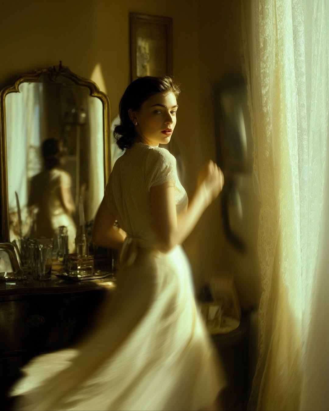 Create cinematic portraits inspired by Dior in Midjourney. Picture 4