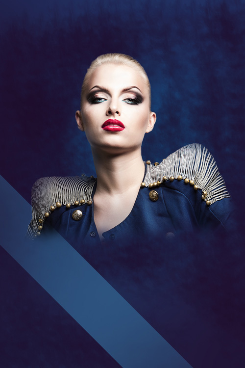 Create fashionable photo collages with Photoshop CS6. Picture 10