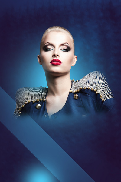 Create fashionable photo collages with Photoshop CS6. Picture 11