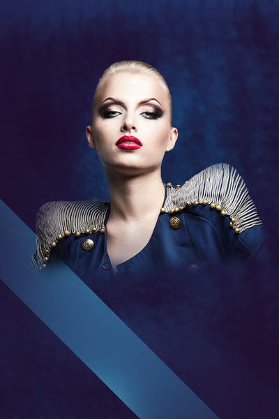 Create fashionable photo collages with Photoshop CS6. Picture 13