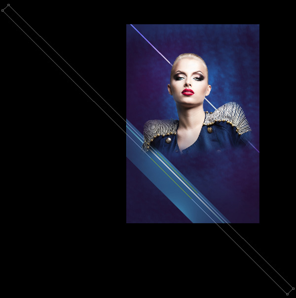 Create fashionable photo collages with Photoshop CS6. Picture 25