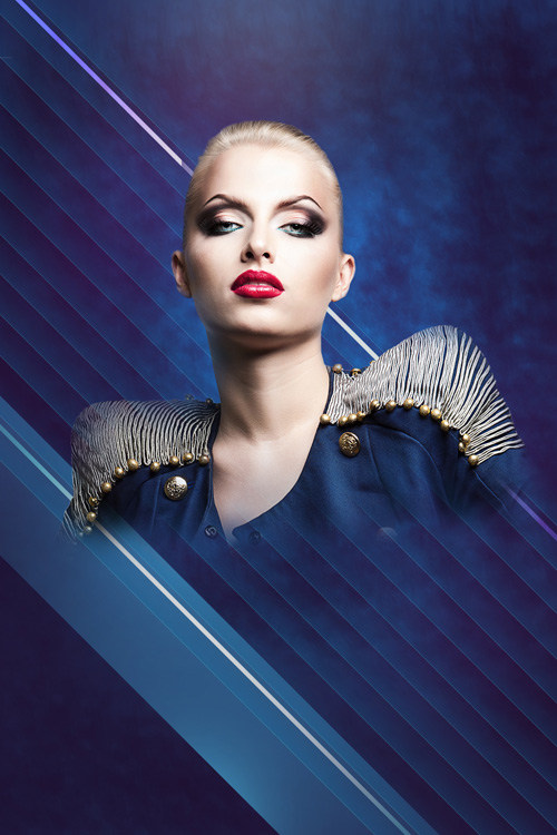 Create fashionable photo collages with Photoshop CS6. Picture 30