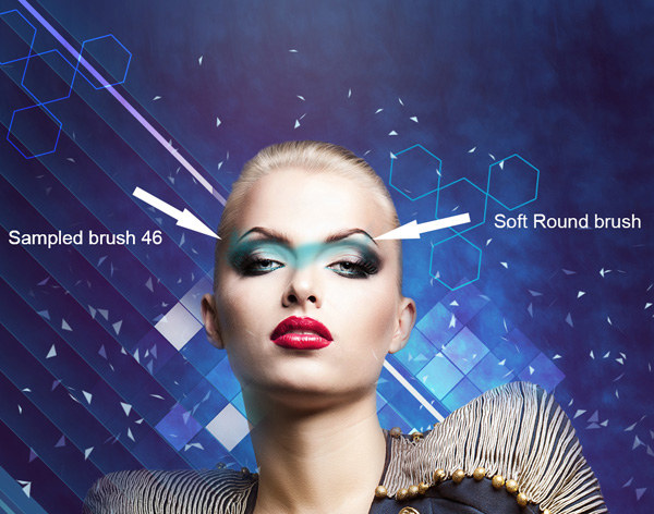 Create fashionable photo collages with Photoshop CS6. Picture 62