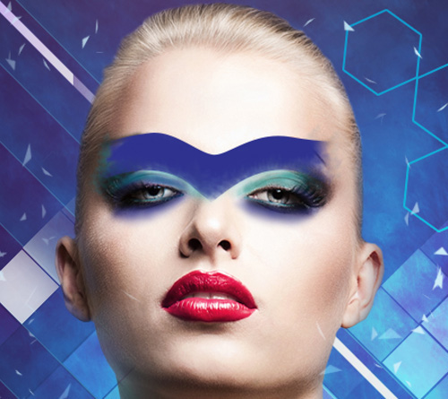 Create fashionable photo collages with Photoshop CS6. Picture 66