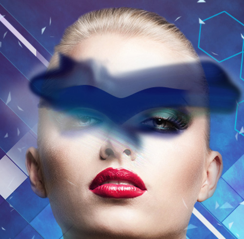Create fashionable photo collages with Photoshop CS6. Picture 68