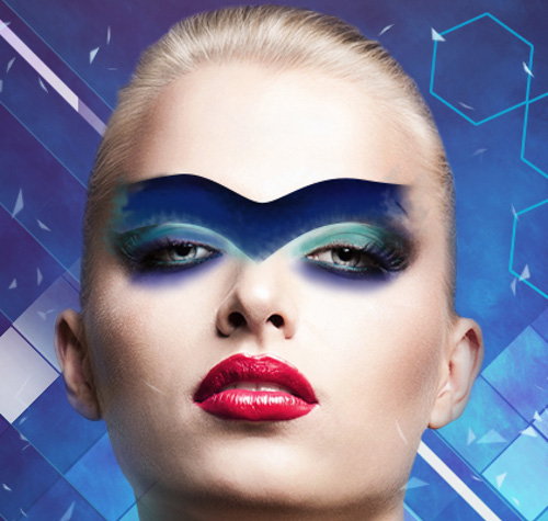 Create fashionable photo collages with Photoshop CS6. Picture 72