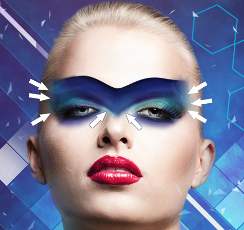 Create fashionable photo collages with Photoshop CS6. Picture 74