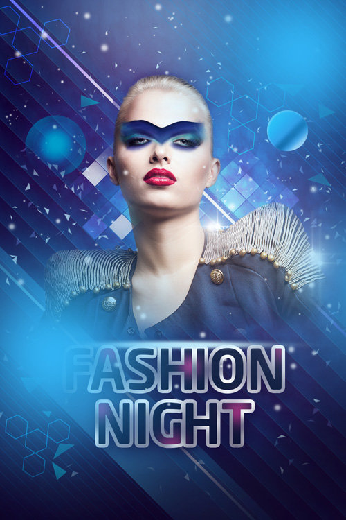 Create fashionable photo collages with Photoshop CS6. Picture 95