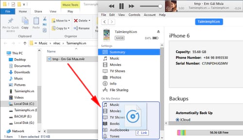 Picture 14 of Create iPhone ringtones, message tones, and call tones using iTunes.