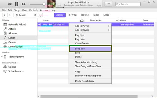 Picture 3 of Create iPhone ringtones, message tones, and call tones using iTunes.