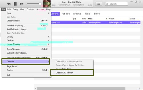 Picture 5 of Create iPhone ringtones, message tones, and call tones using iTunes.