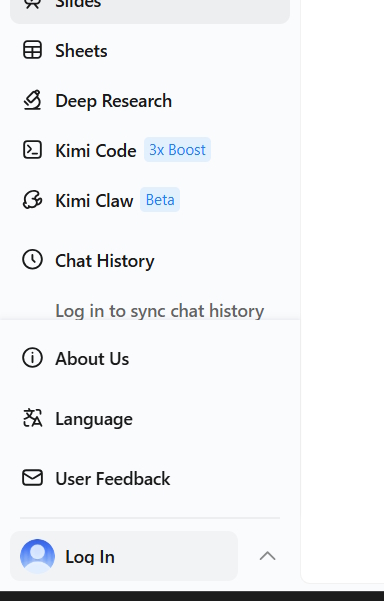 Create professional presentation slides with Kimi AI. Picture 1