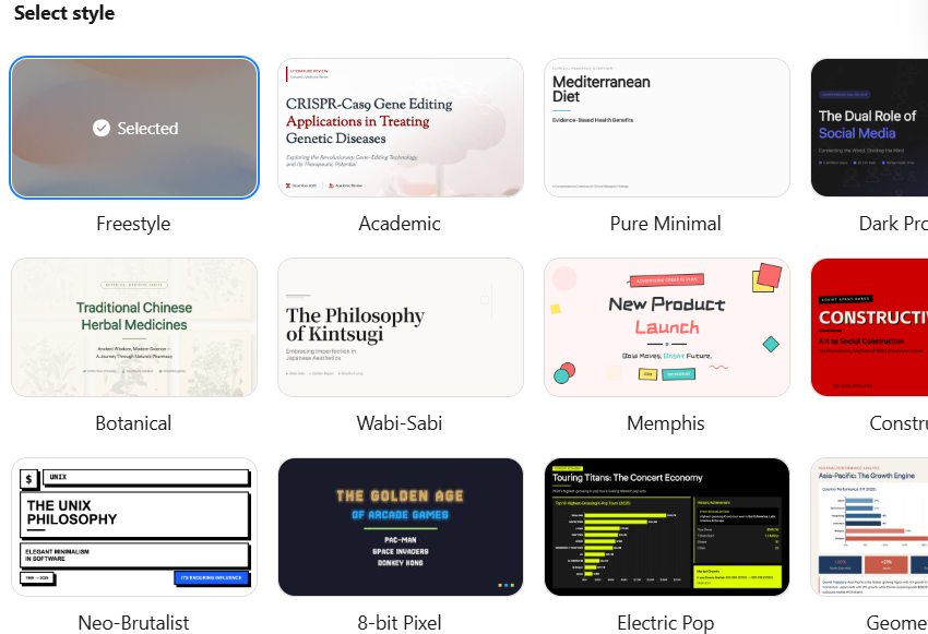 Create professional presentation slides with Kimi AI. Picture 4