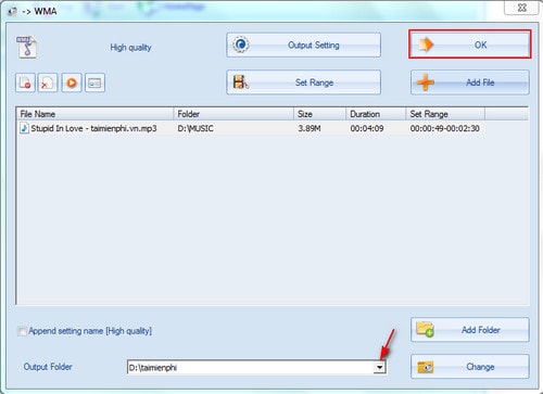 Picture 5 of Create ringtones using Format Factory, cut and merge music using Format Factory.