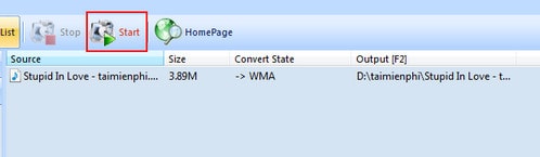 Picture 6 of Create ringtones using Format Factory, cut and merge music using Format Factory.