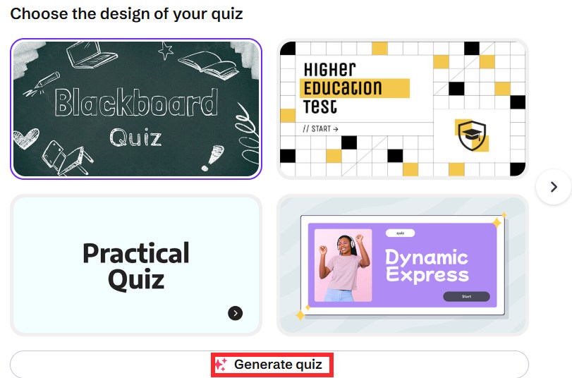 Create professional review games on Genially AI Picture 4