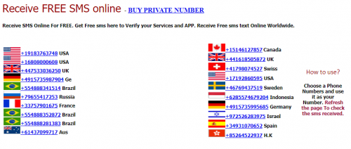 Create virtual phone number with free websites Picture 6
