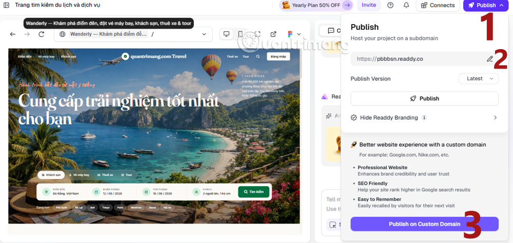 images 14 of Creating a website is incredibly easy with Readdy.AI.