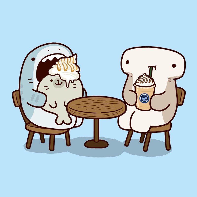 Picture 17 of Cute Shark Wallpapers, cute shark background images