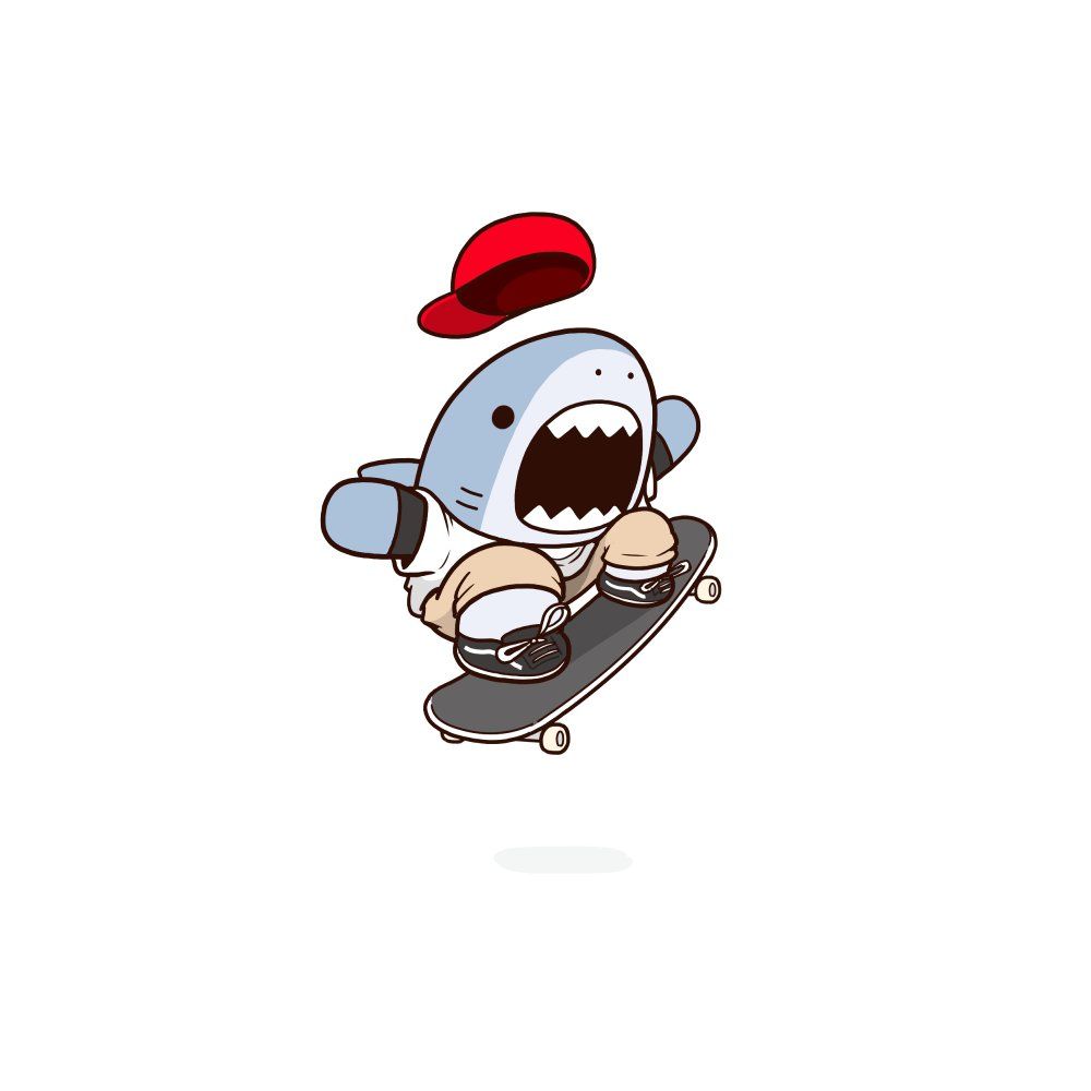 Picture 23 of Cute Shark Wallpapers, cute shark background images