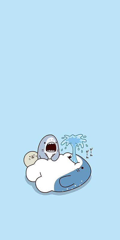 Picture 66 of Cute Shark Wallpapers, cute shark background images