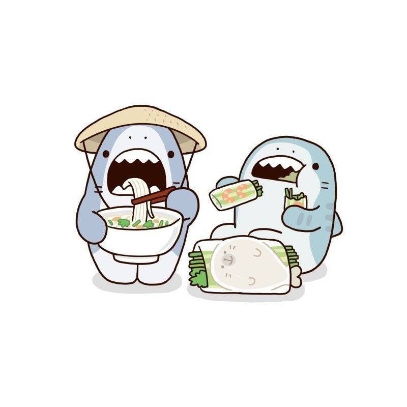 Picture 9 of Cute Shark Wallpapers, cute shark background images