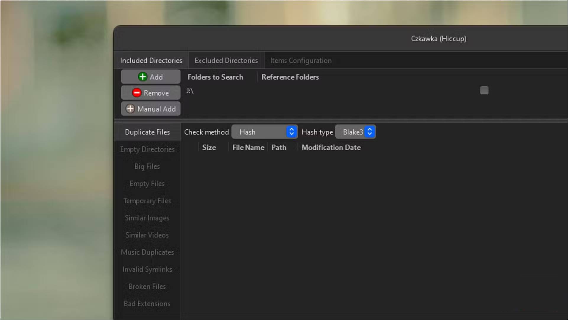 Czkawka - An open-source application that helps remove duplicate data. Picture 2