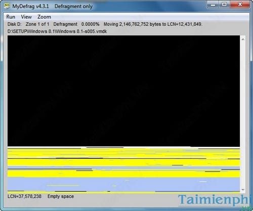 Picture 5 of Defragment your computer's hard drive using Mydefrag