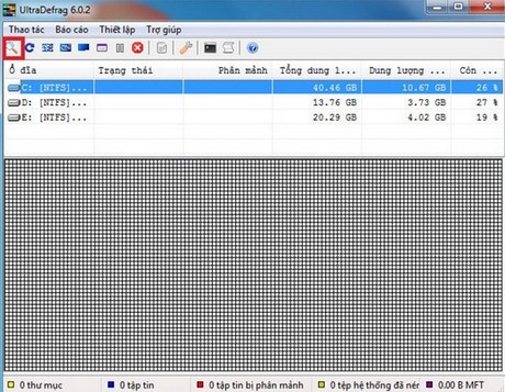 Picture 2 of Defragment your hard drive using UltraDefrag