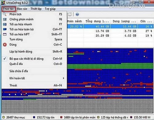 Picture 3 of Defragment your hard drive using UltraDefrag