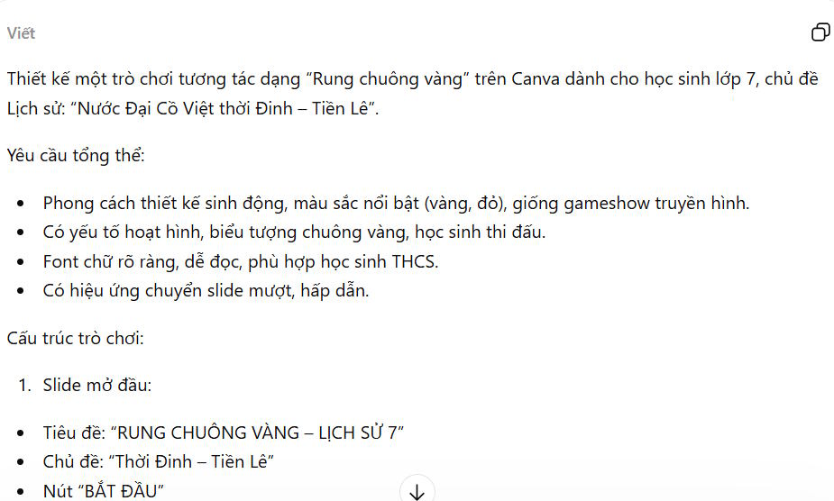 Designing the 'Golden Bell Ringing' game on Canva AI. Picture 2