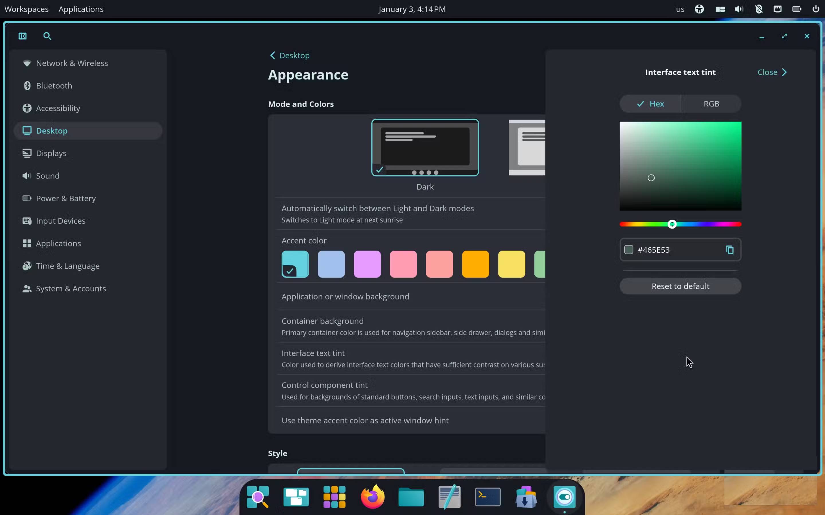 The newly released System76 Rust-based desktop COSMIC for Linux is fantastic! Picture 5